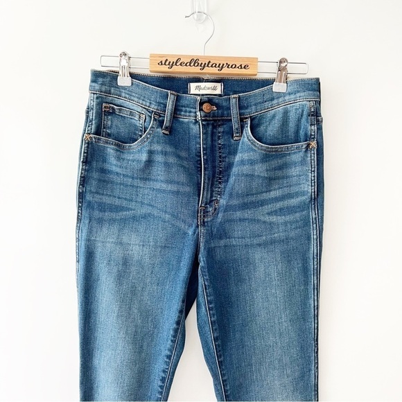 NWT Madewell 10" High-Rise Roadtripper Supersoft Jeans in Playford Wash - Picture 5 of 14